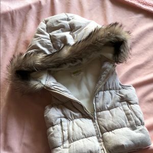 Crazy 8 puffer toddler vest